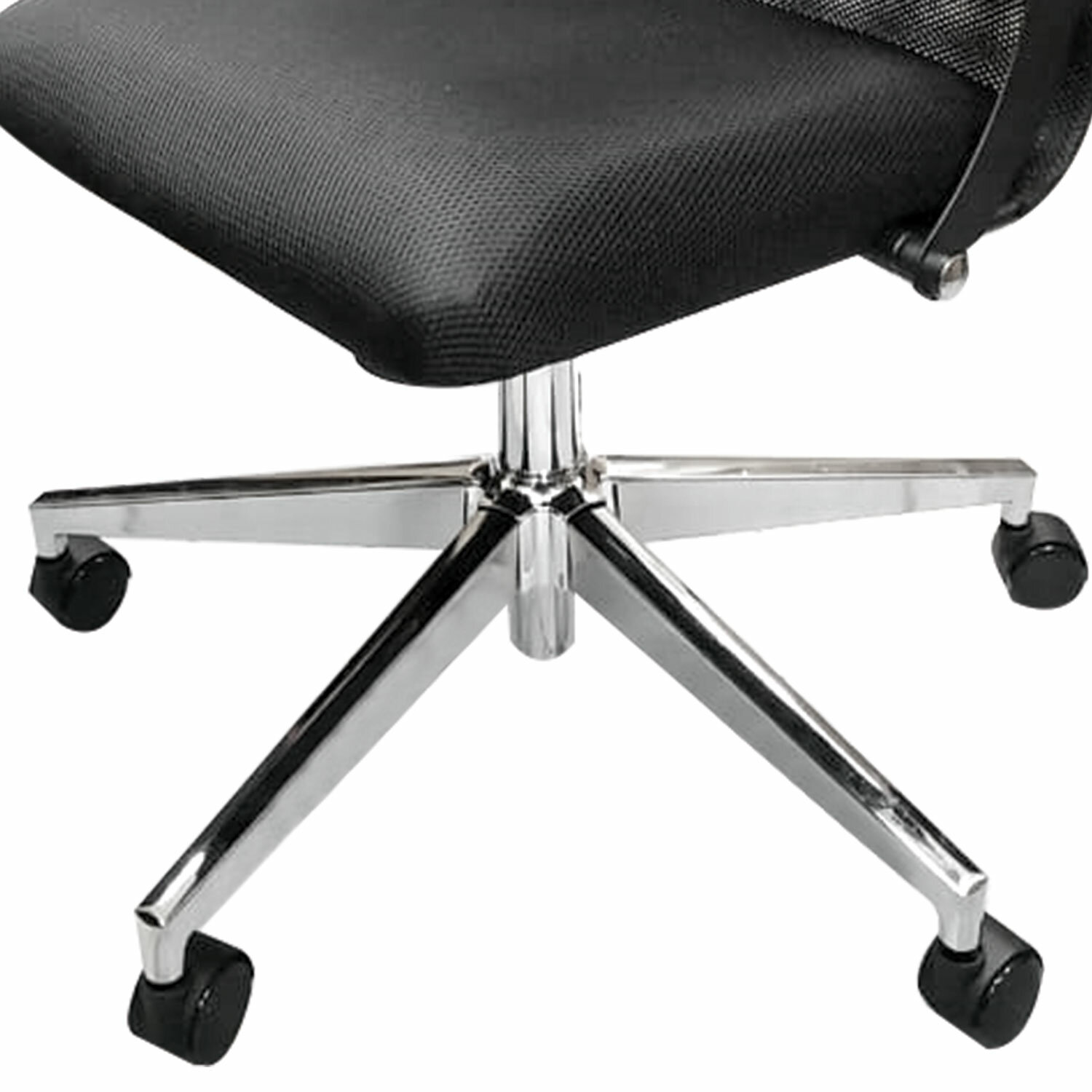 Кресло офисное Метта "К-34" хром, рецик, кожа, подголовник, сиденье и спинка мягкие, белое фото