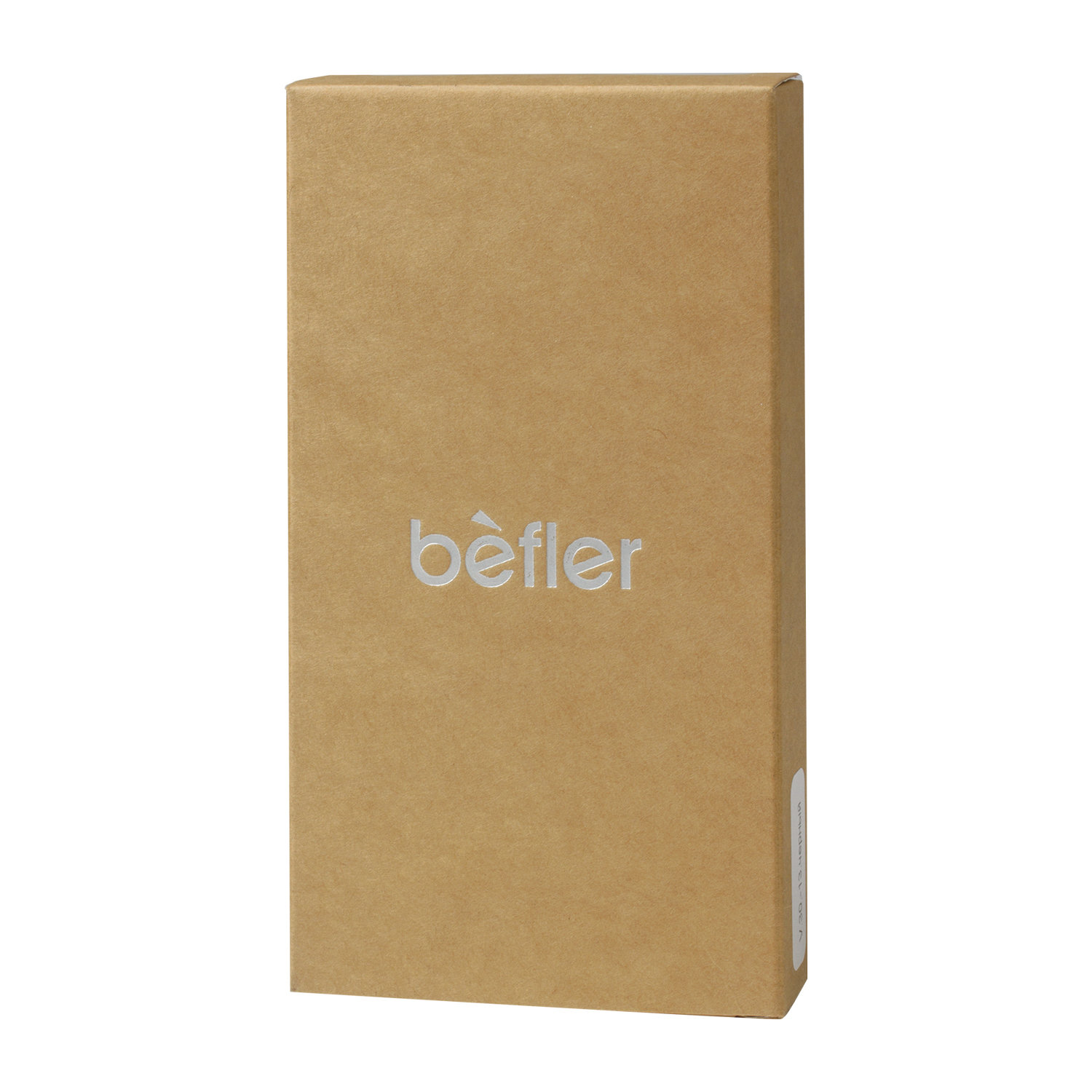 Визитница карманная Befler "Classic" на 40 визиток, натуральная кожа, кнопка, черная (V.31.-1) фото