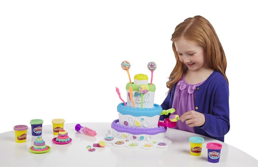 Праздничный торт play doh наборы для