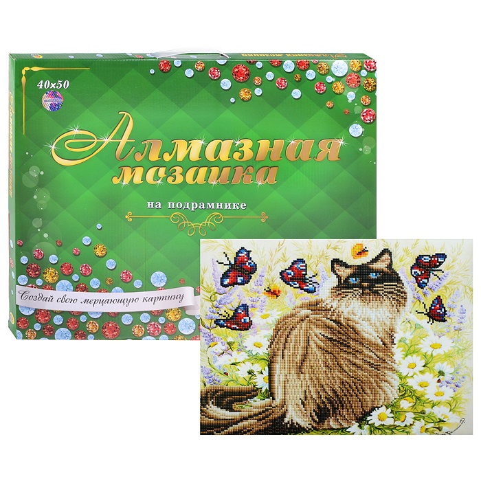 Алмазная мозаика рыжий кот на подрамнике схема цветов