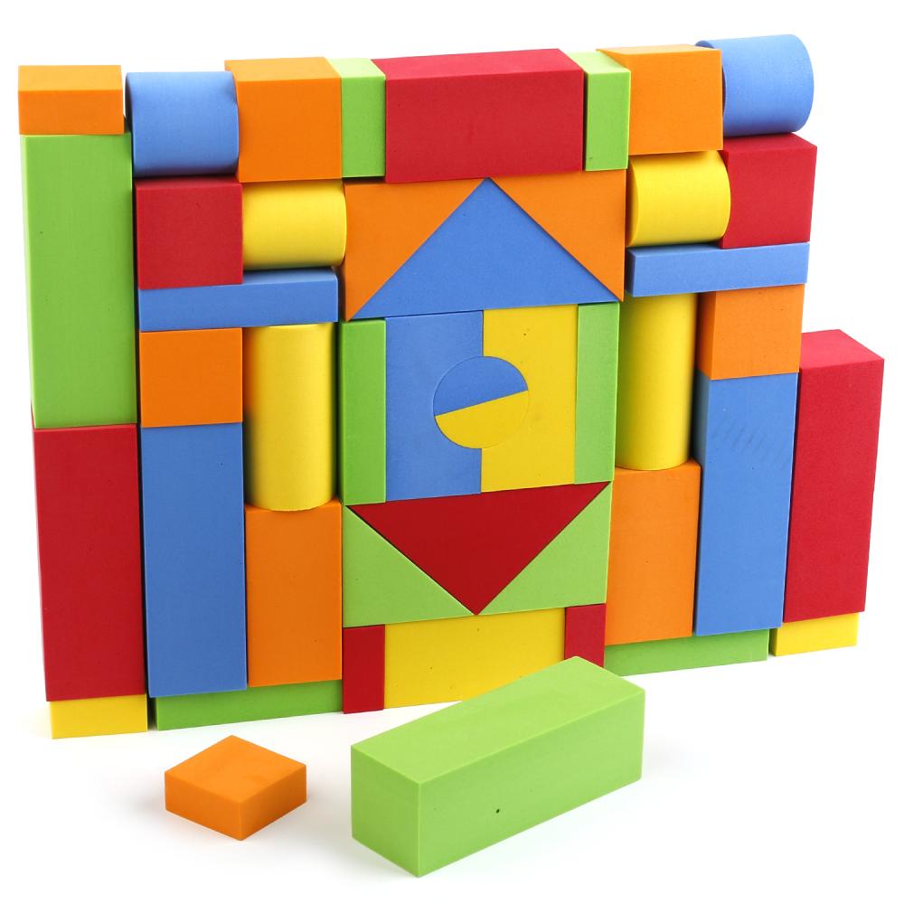 Кубики ЭВА блоки мягкий конструктор
