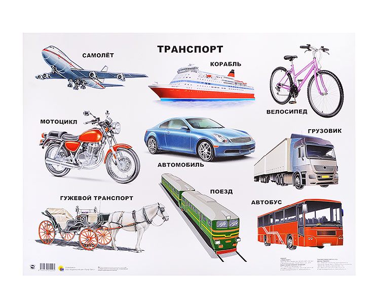 Наземный транспорт картинки для детей с названиями дошкольного возраста