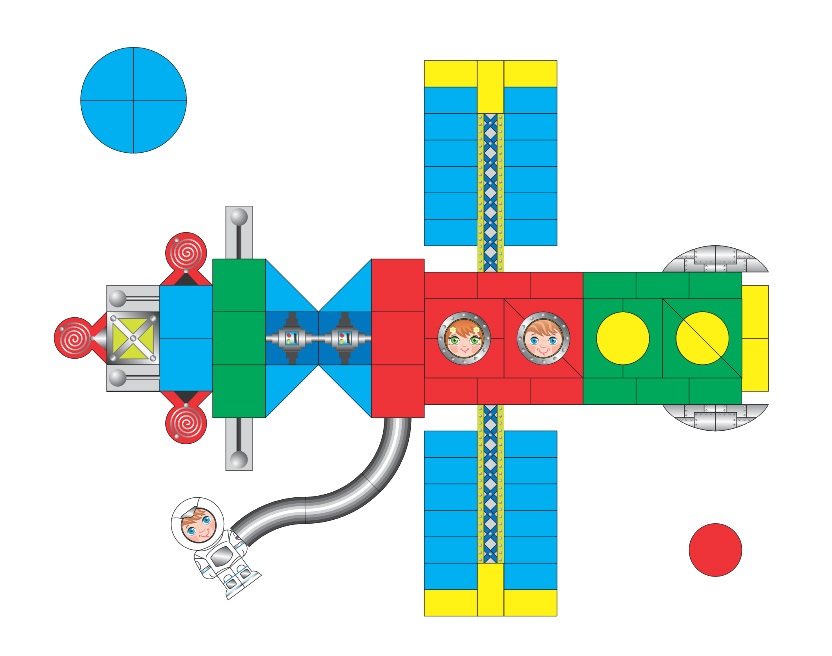 Ракета из лего дупло схема