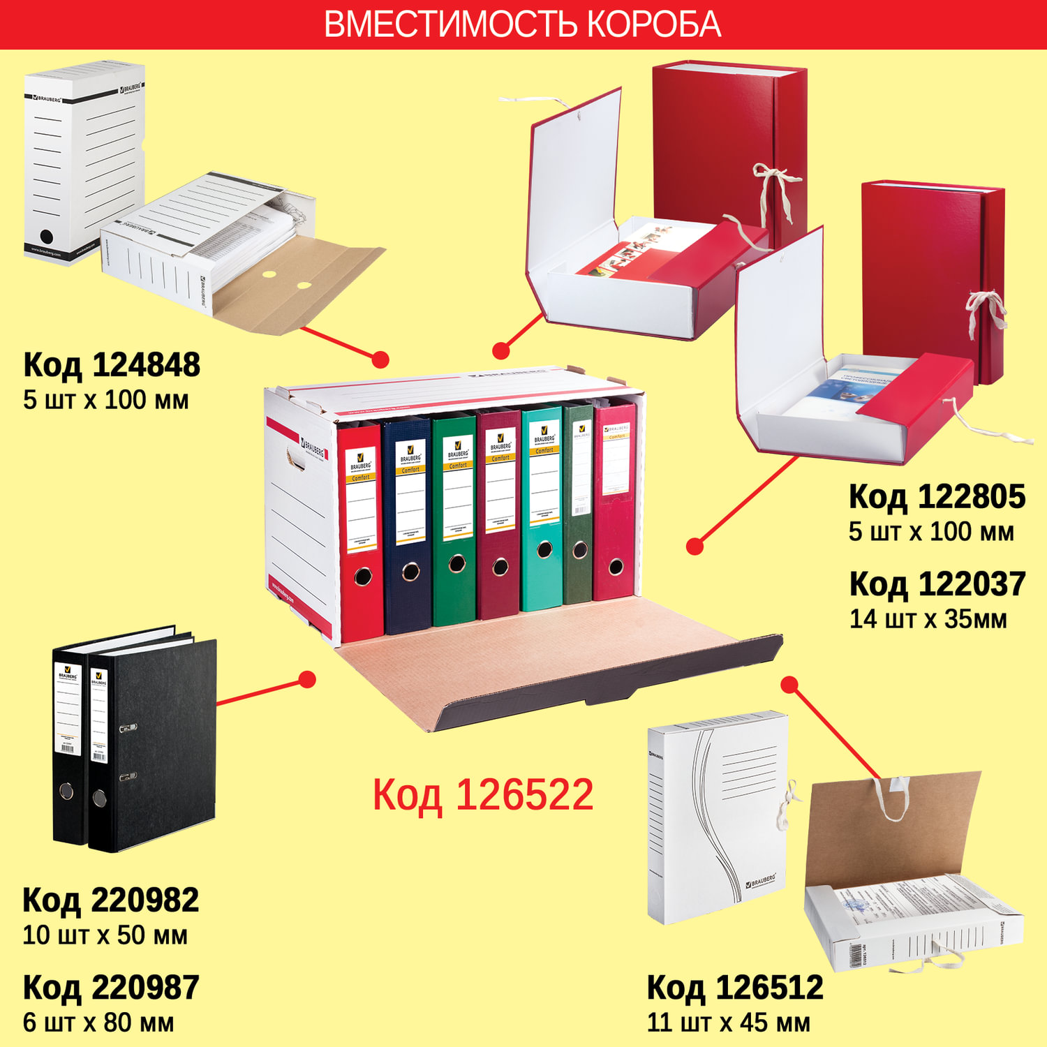 Папка короб 100 мм