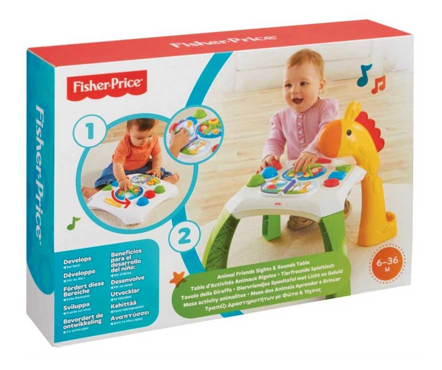 Развивающий столик fisher price жираф