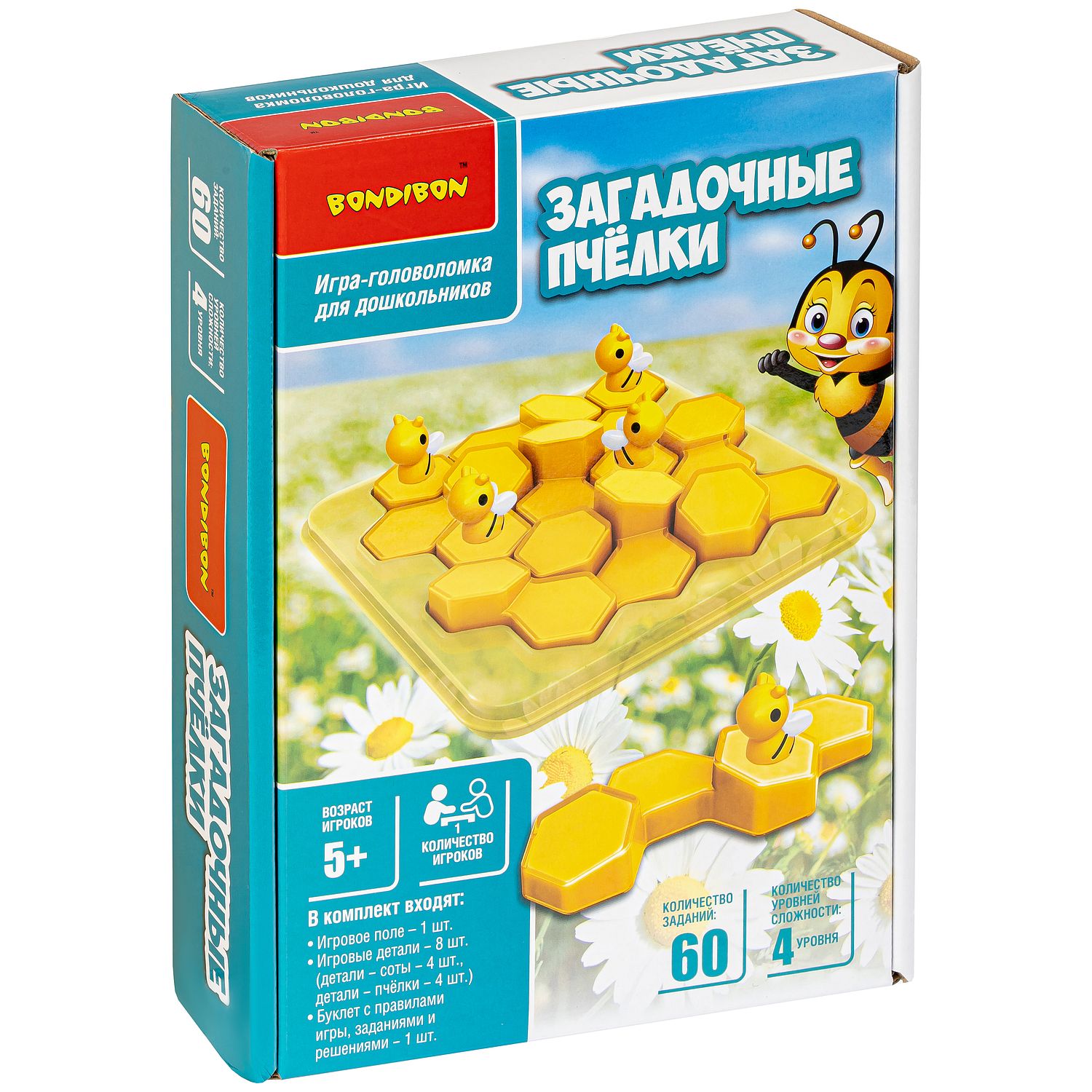 Логическая игра Bondibon Загадочные пчелки (ВВ4994) | AliExpress