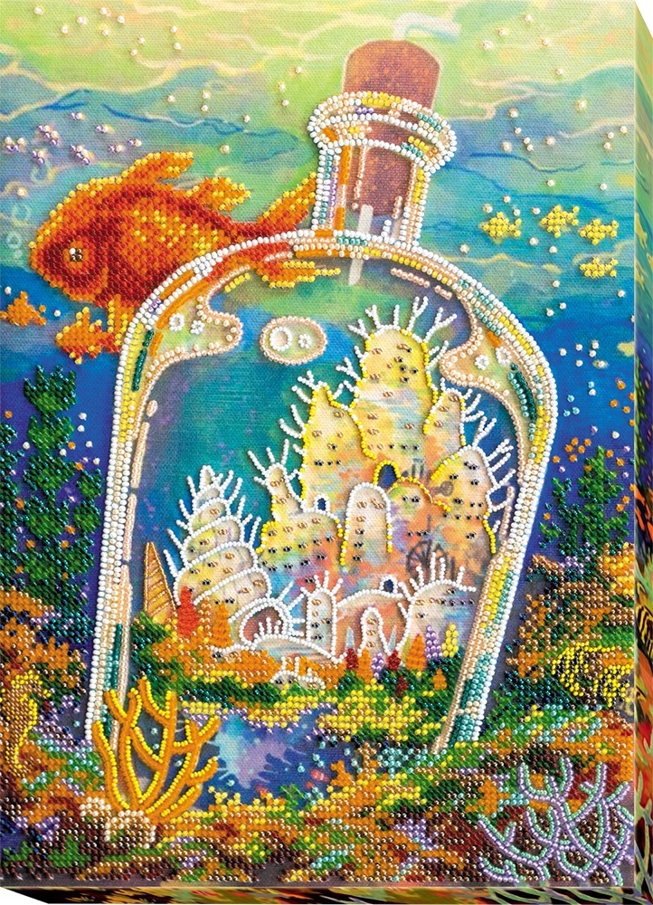Рисунок мир в бутылке