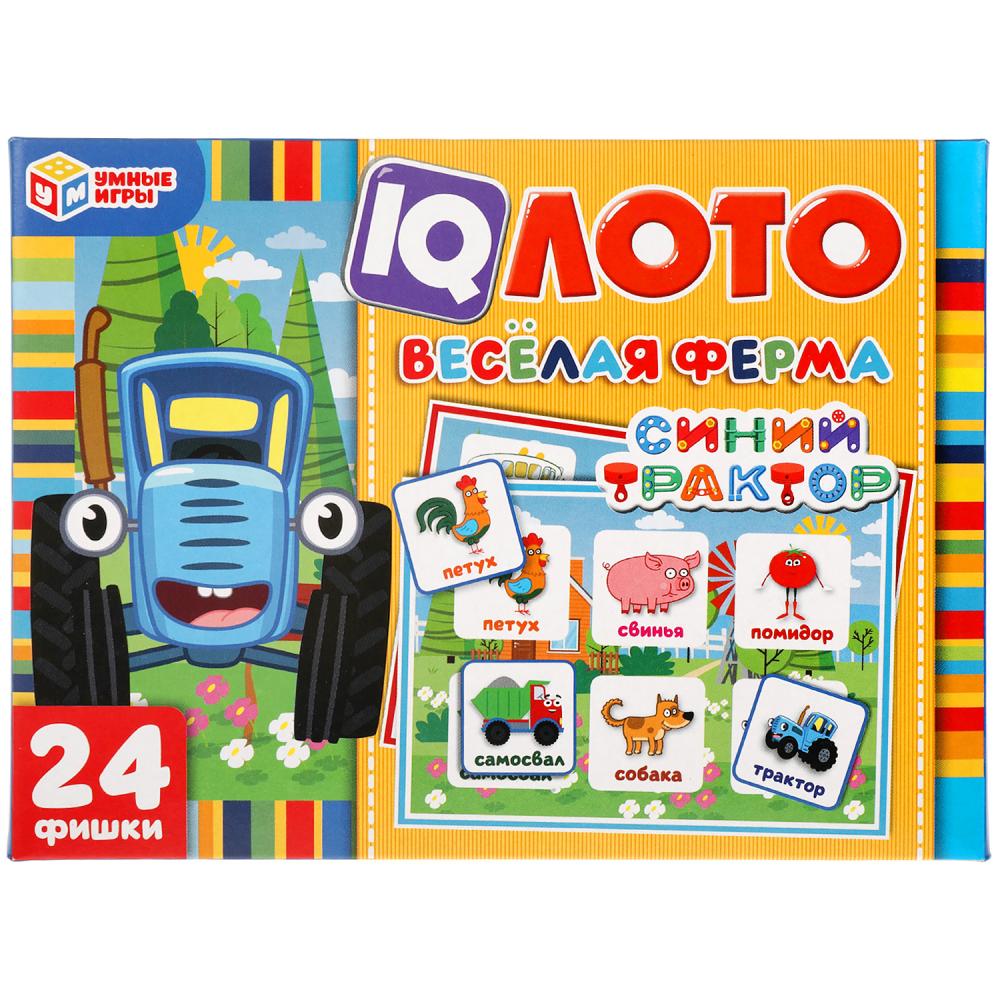 IQ-лото Умные игры Синий трактор, Веселая ферма, 24 фишки (4680107902245) |  AliExpress