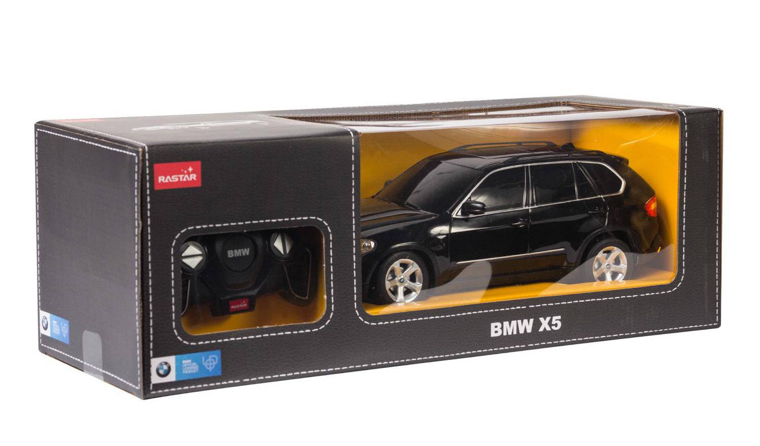 Радиоуправляемая машинка Rastar 1:18 BMW X5, чёрный, 27MHZ (23100B), фото