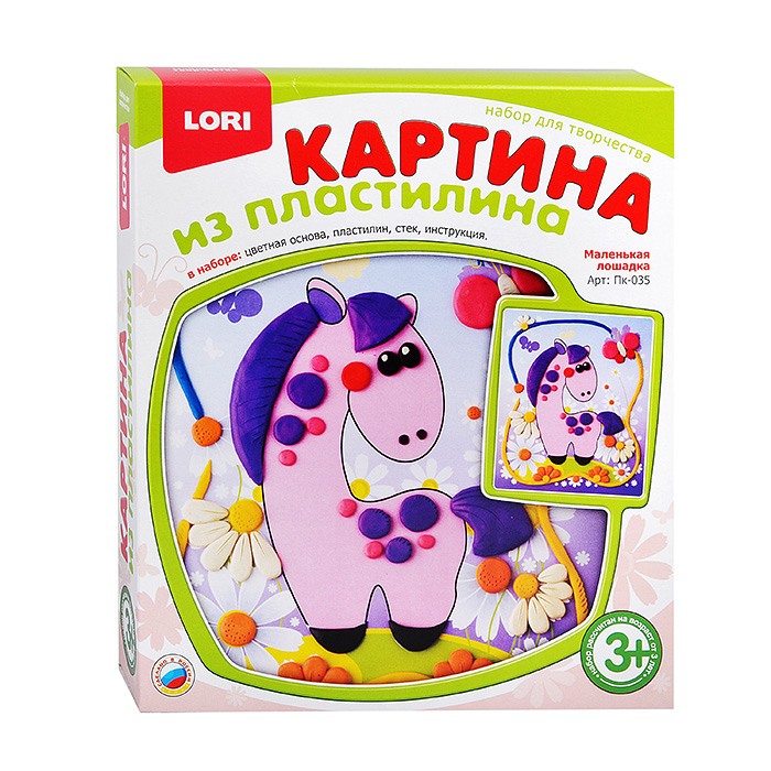 Картина из пластилина lori